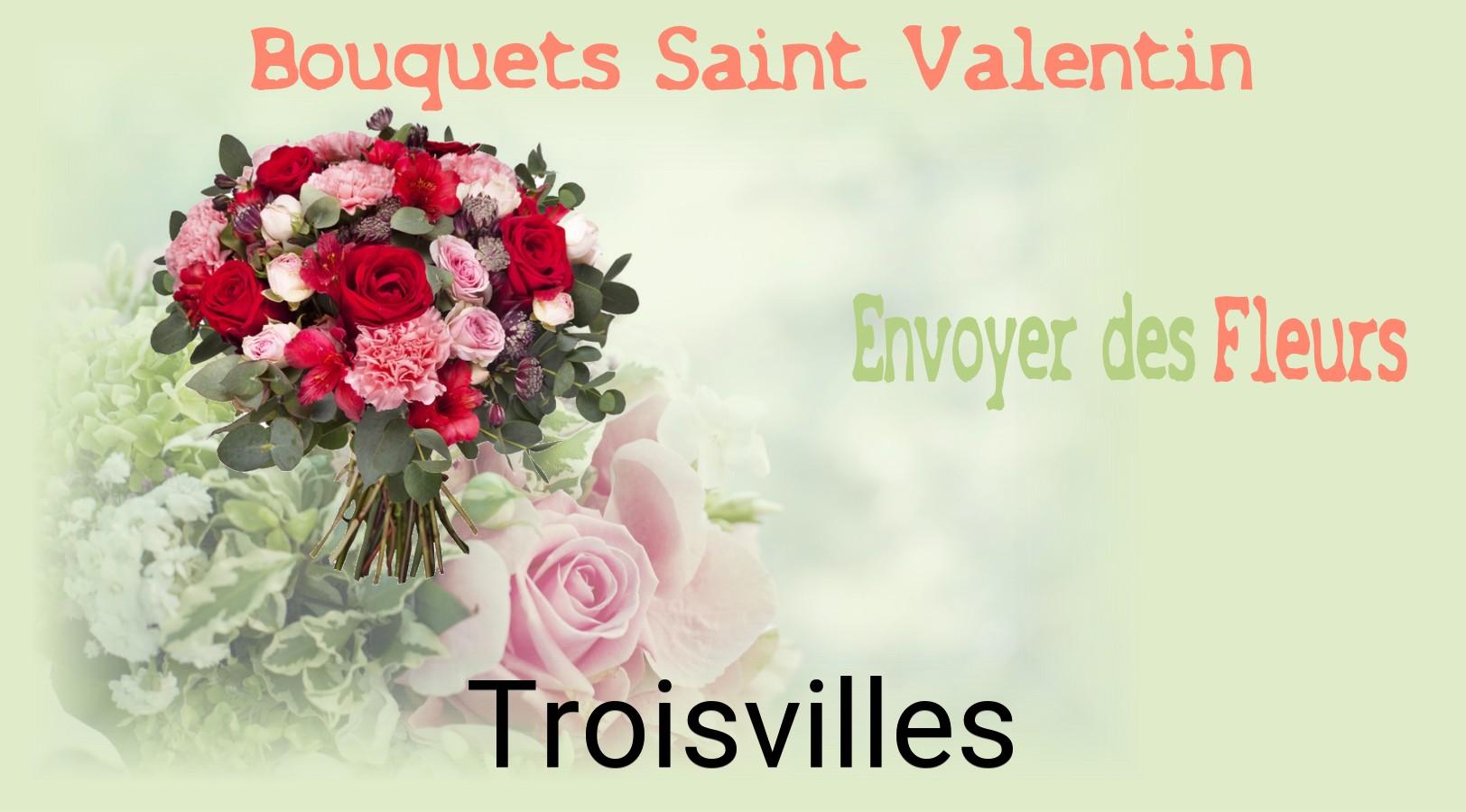 Roses de Saint-Valentin livrées à Troisvilles